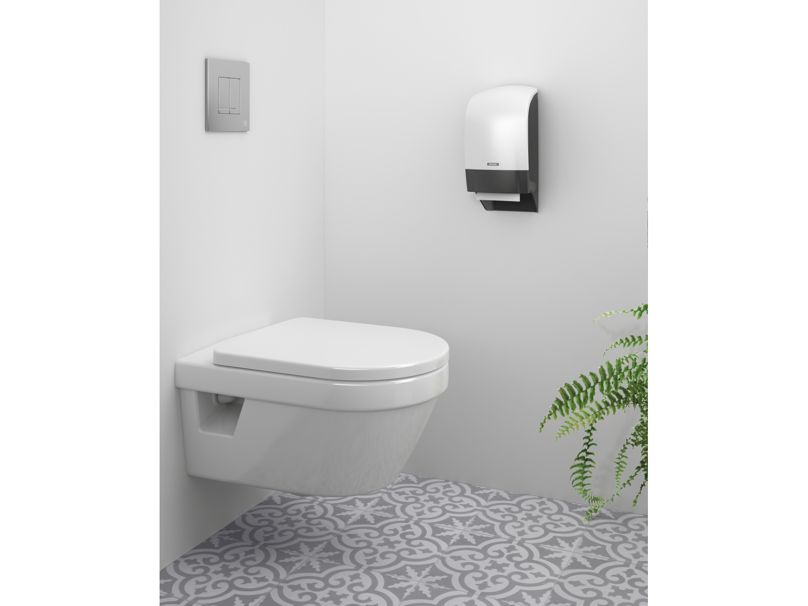 Dozownik papieru toaletowego Katrin SYSTEM 77519 CZARNY